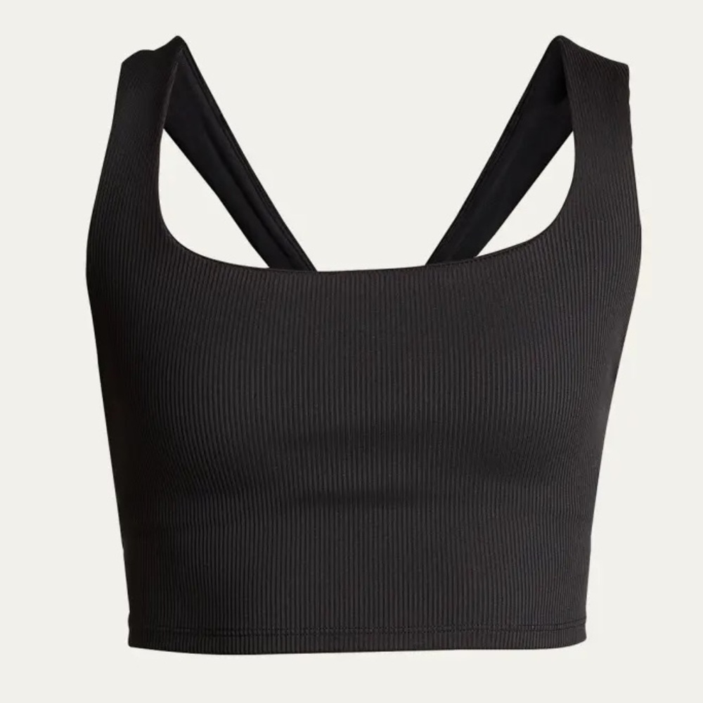 Alo Yoga | Chic Ribbed Square Neck Ribbed Tank